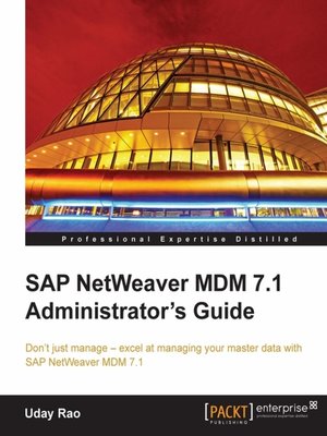 cover image of SAP NetWeaver MDM 7-1 Administrators Guide